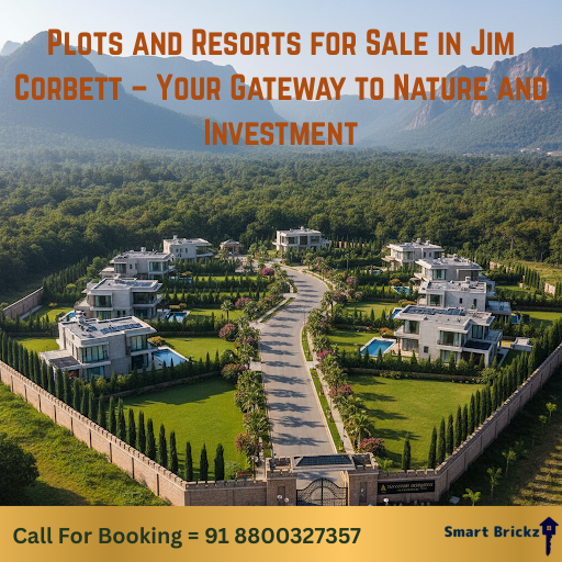 Luxury plots in jim corbett, villas for sale in Jim Corbett, Uttarakhand – Gated community with 40 to 80feet wide roads, manicured landscaping, sunrise and sunset point,view of scenic beauty of hills – Largest real estate in uttarakhand – Smart Brickz real estate.

